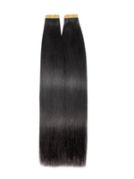 Virgin straight tape-in hair extensions - 100g bundle, 100% human hair from LuxHairBox